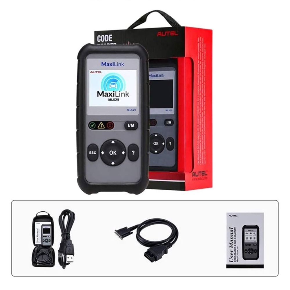 Autel ML529 Code Reader OBD II MaxiLink Professional Auto Diagnostic Scanner - Picture 7 of 7